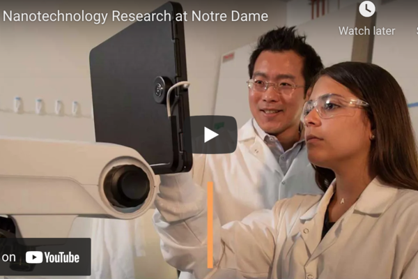 VIDEO: Nanotechnology research at Notre Dame