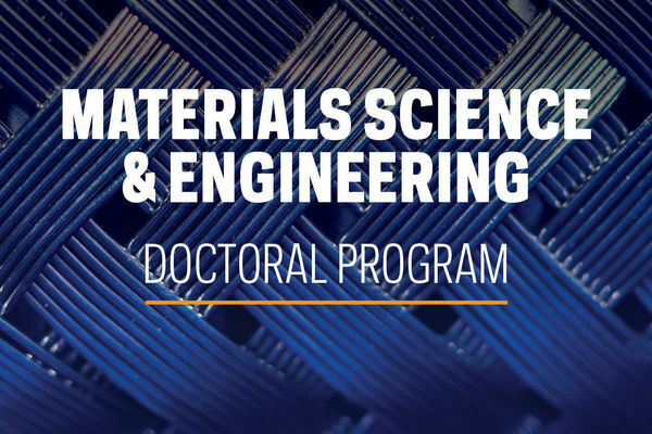 Materials Science and Engineering doctoral degree program recognizes two graduates, welcomes 15 incoming students