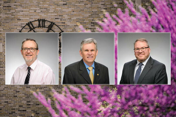 Three new department chairs to lead Mathematics, Physics, and Chemistry and Biochemistry